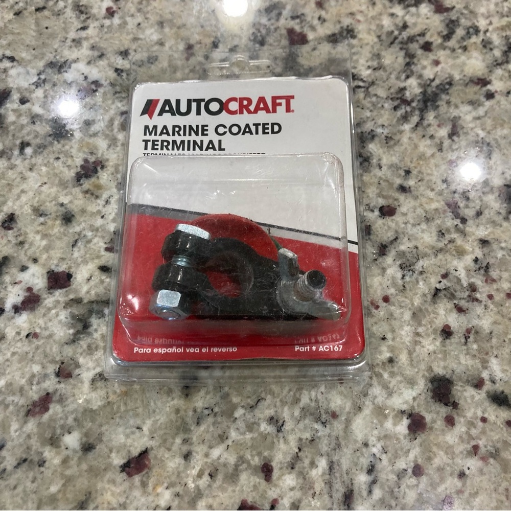 New Old Vintage Stock Autocraft Marine Coated Terminal Part #AC167